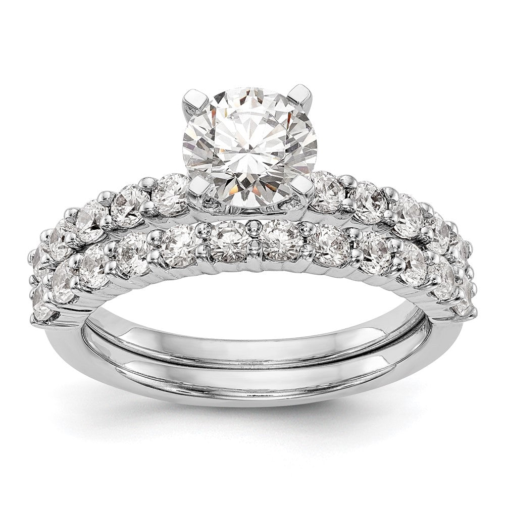 Buy Exclusive 14K White Gold 1/2 Carat Diamond Semi-Mount Engagement Ring