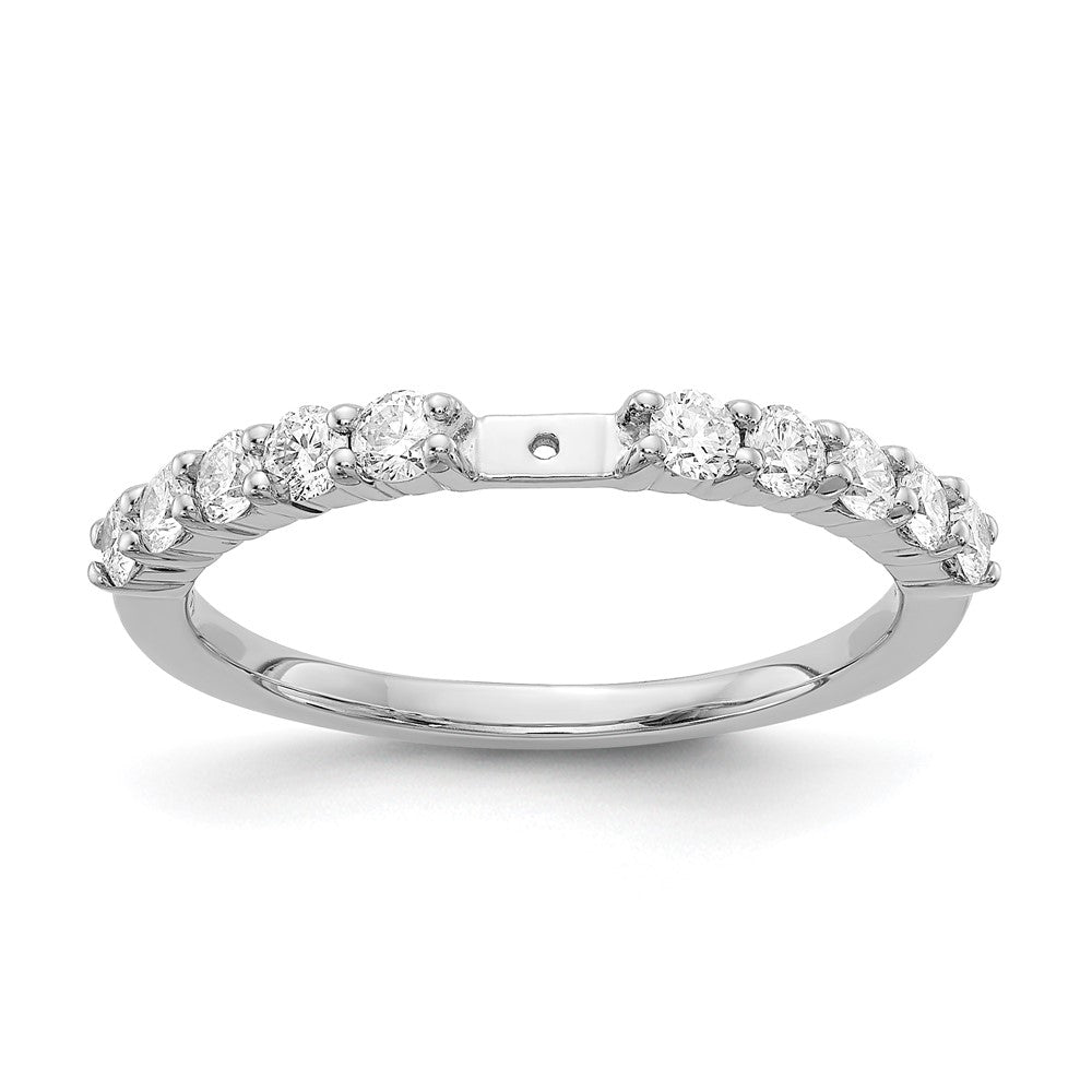 Buy Exclusive 14K White Gold 1/2 Carat Diamond Semi-Mount Engagement Ring