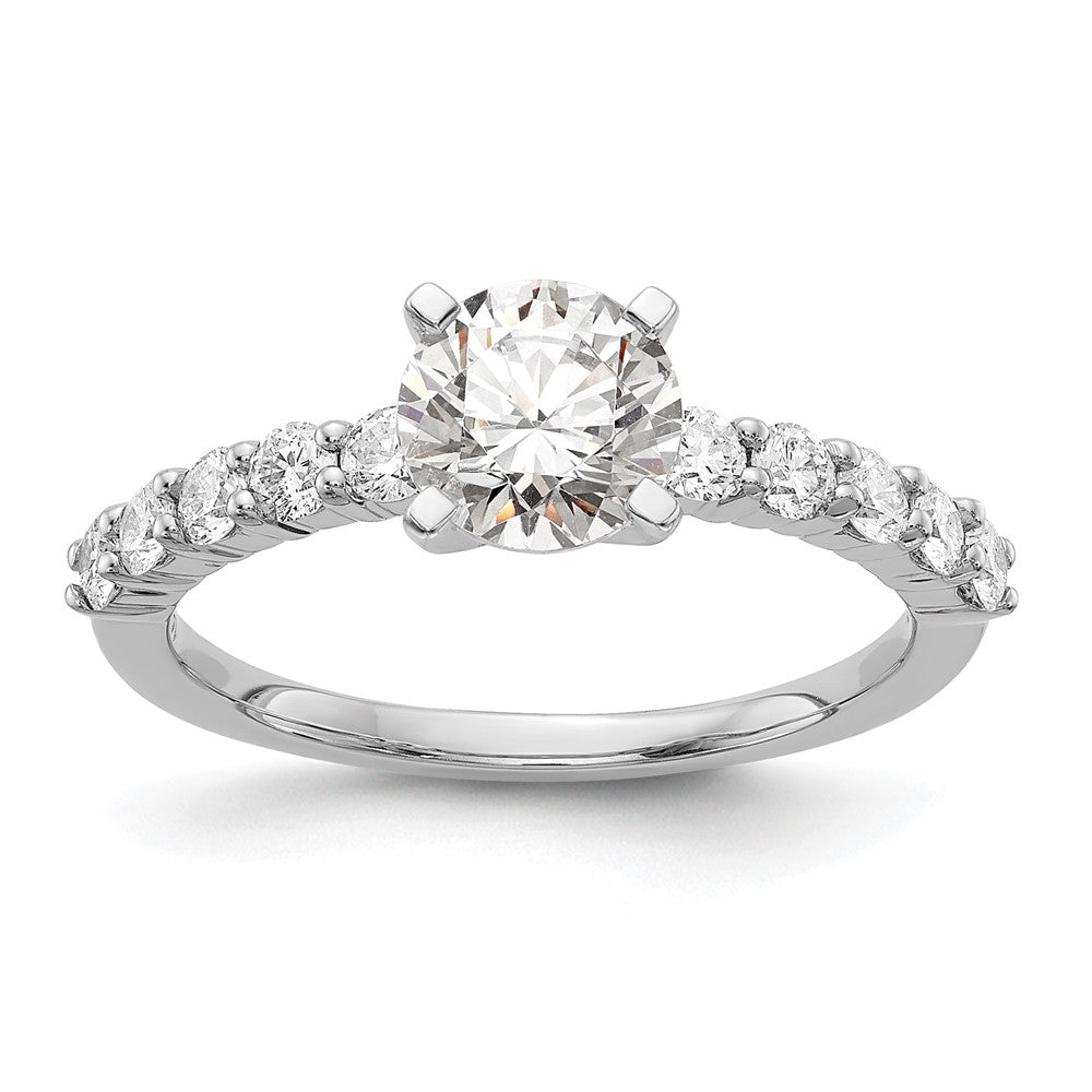 Buy Exclusive 14K White Gold 1/2 Carat Diamond Semi-Mount Engagement Ring
