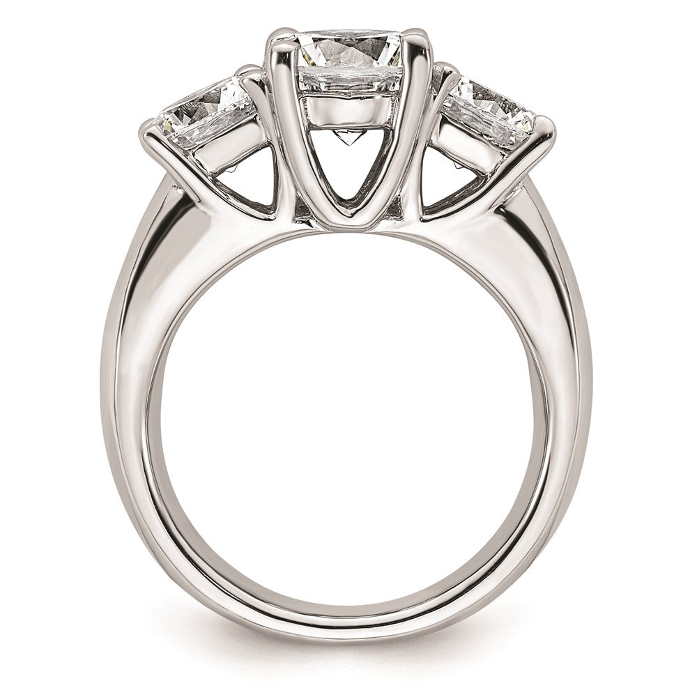 Buy Exclusive 14K White Gold 3-Stone Engagement Ring Setting for 2 Carats