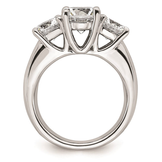 Buy Exclusive 14K White Gold 3-Stone Engagement Ring Setting for 2 Carats
