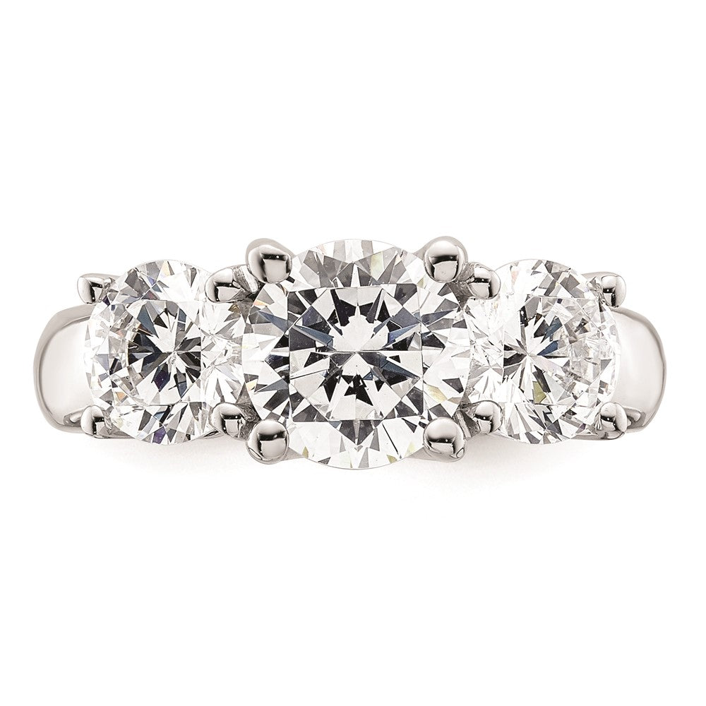 Buy Exclusive 14K White Gold 3-Stone Engagement Ring Setting for 2 Carats