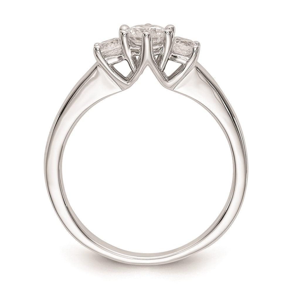 Buy Exclusive 14K White Gold 3-Stone Engagement Ring Setting, Affordable Price