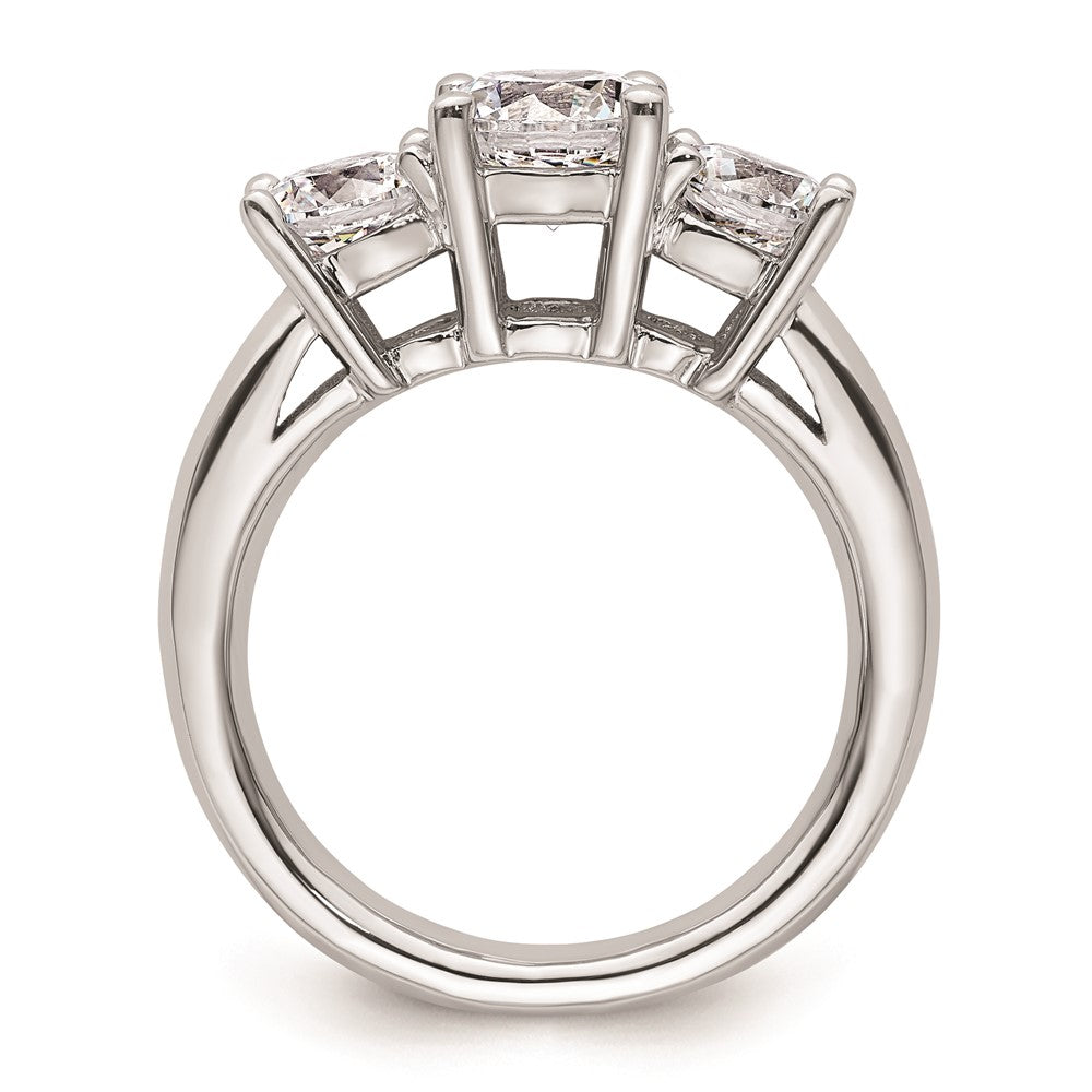 Exclusive 14K White Gold Engagement Ring Setting for 1.25 Carat Center