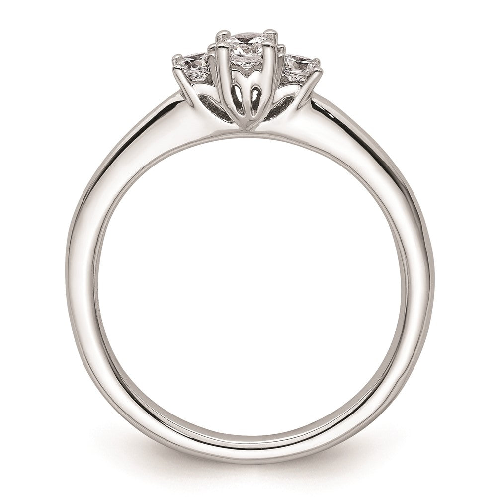 Buy Exclusive 14K White Gold 3-Stone Engagement Ring Setting - Stylish Value!