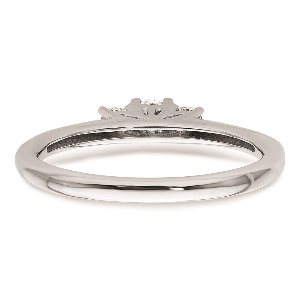 Buy Exclusive 14K White Gold 3-Stone Engagement Ring Setting - Stylish Value!