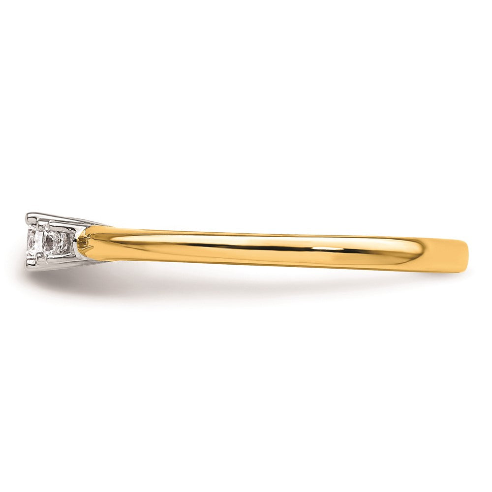 Buy Exclusive 14K Two-Tone Engagement Ring Setting for 1/8 Carat Center Stone