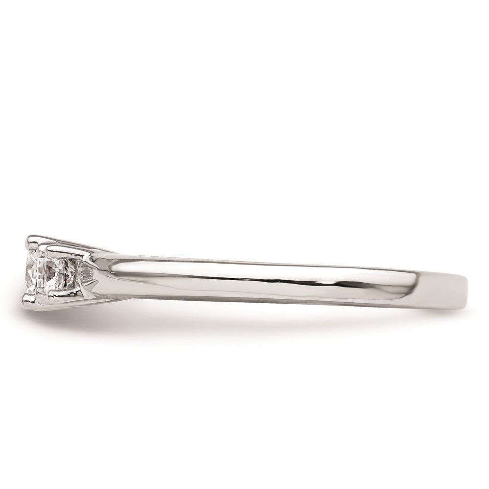 Buy Stylish 14K White Gold 3-Stone Engagement Ring Setting for 1/4 Carat