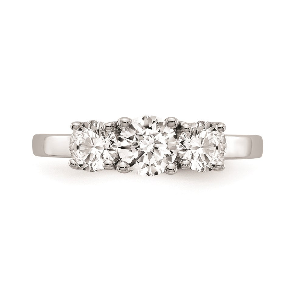 Buy Exclusive 14K White Gold 3-Stone Engagement Ring Setting - Stylish Value!