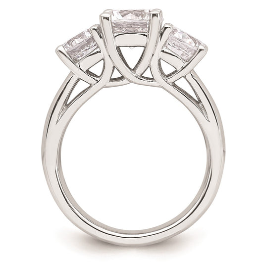Buy Exclusive 14K White Gold 3-Stone Engagement Ring Setting - 1.5 Carats