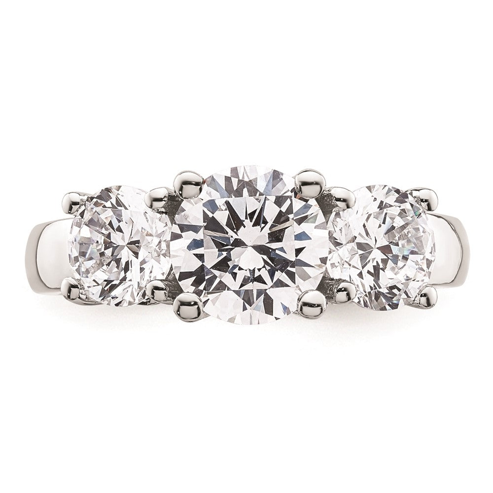 Buy Exclusive 14K White Gold 3-Stone Engagement Ring Setting - 1.5 Carats