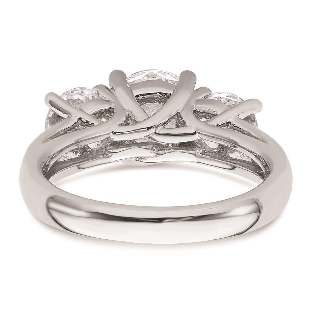 Buy Exclusive 14K White Gold 3-Stone Engagement Ring Setting - 1.5 Carats