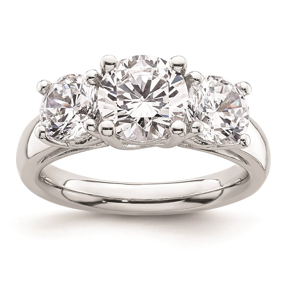 Buy Exclusive 14K White Gold 3-Stone Engagement Ring Setting - 1.5 Carats