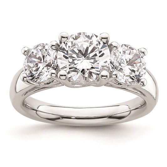 Buy Exclusive 14K White Gold 3-Stone Engagement Ring Setting - 1.5 Carats