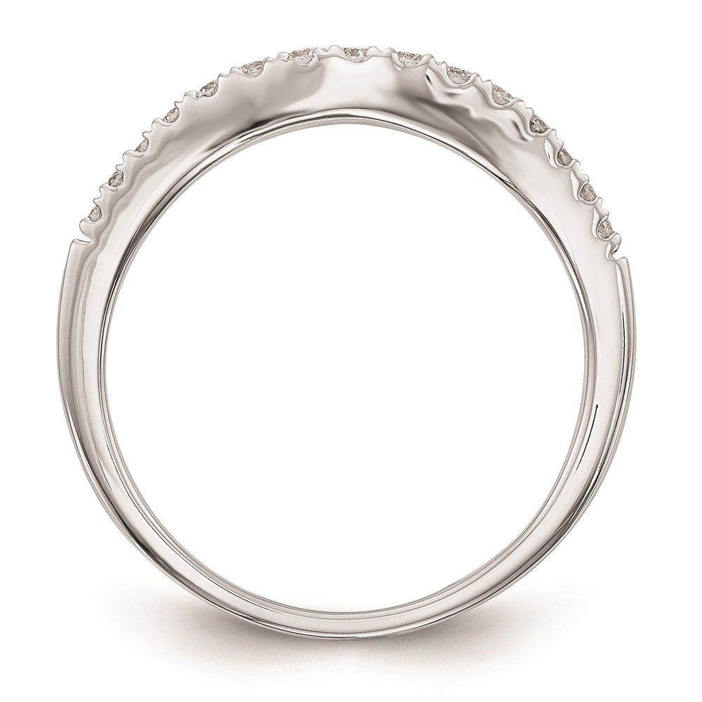 Buy Exclusive 14K White Gold Curved Wedding Band Setting - Stylish & Durable