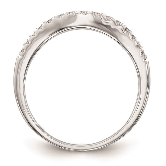 Buy Exclusive 14K White Gold Curved Wedding Band Setting - Stylish & Durable