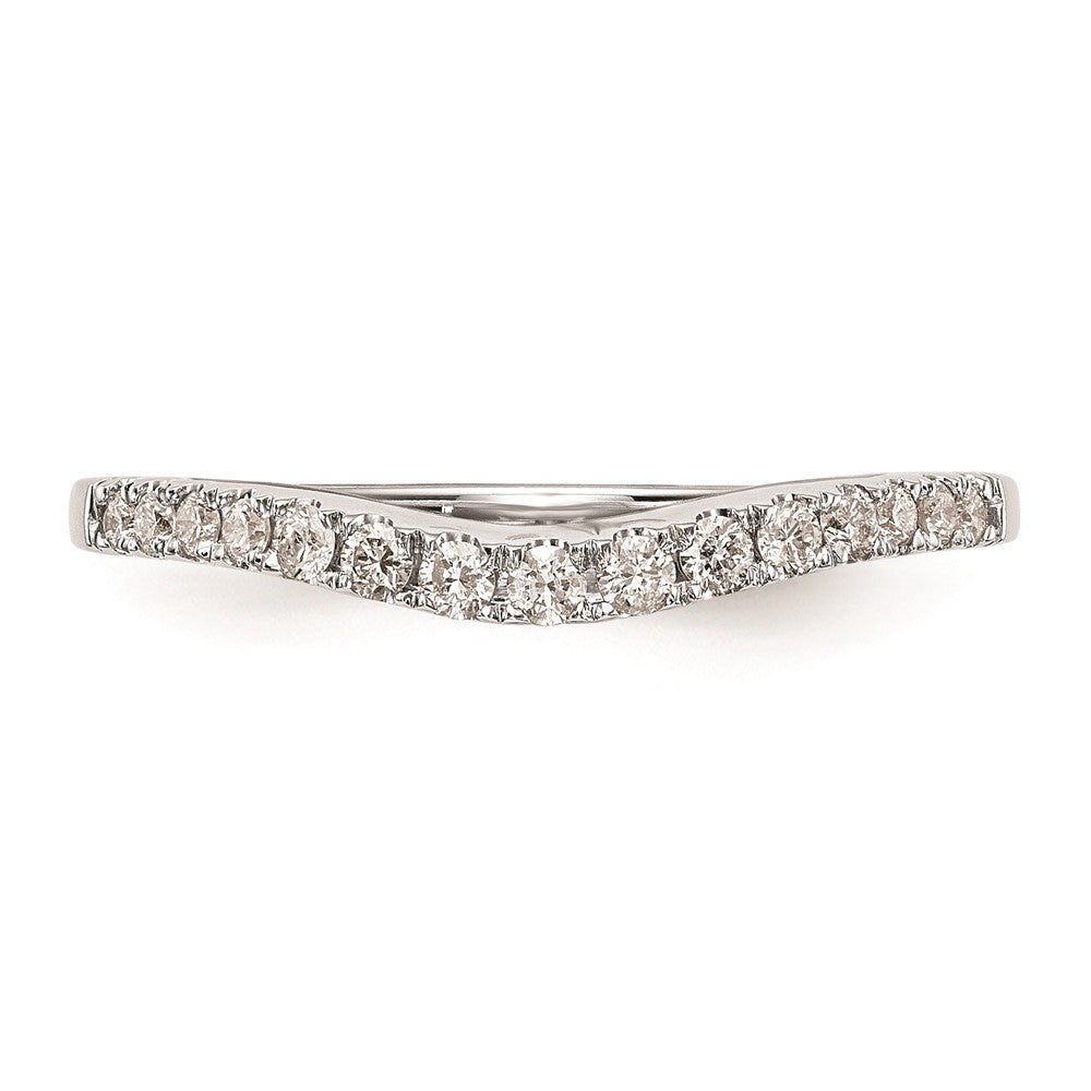 Buy Exclusive 14K White Gold Curved Wedding Band Setting - Stylish & Durable