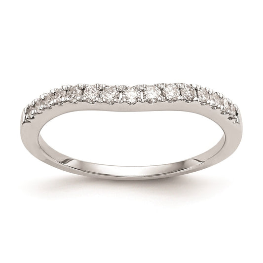 Buy Exclusive 14K White Gold Curved Wedding Band Setting - Stylish & Durable