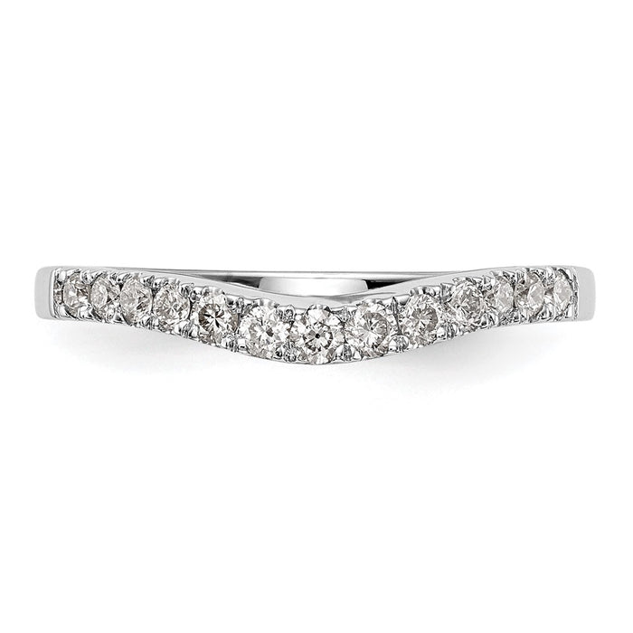 High-Quality 14K White Gold Diamond Eternity Ring - Stylish Luxury Value!-5