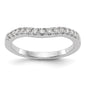 Buy Stylish 14K White Gold Wedding Band Set with 1/3 Carat Diamonds-2