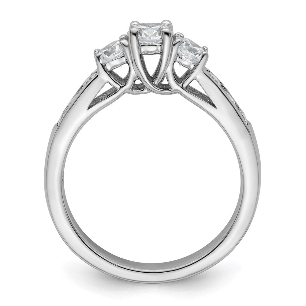 Buy Exclusive 14K White Gold 3-Stone Engagement Ring, 1/3 Carat Diamonds