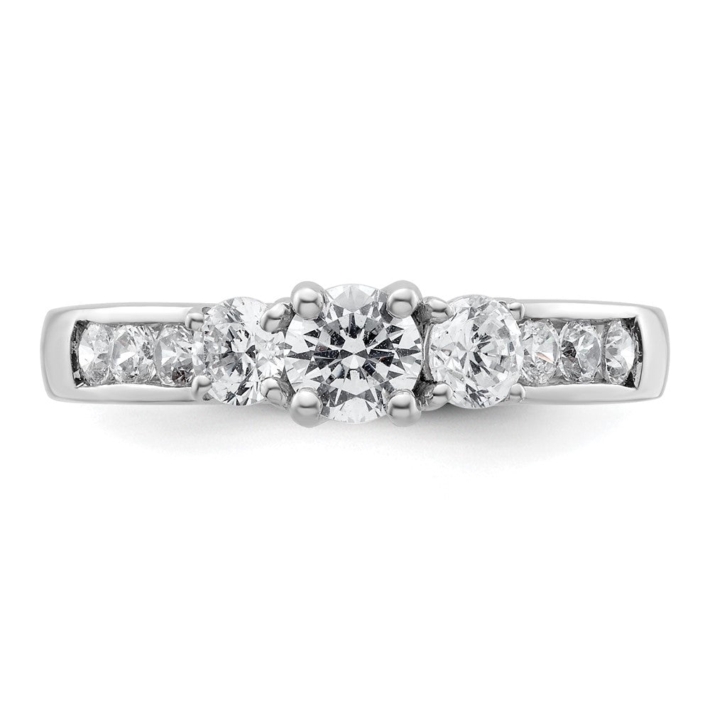 Buy Exclusive 14K White Gold 3-Stone Engagement Ring, 1/3 Carat Diamonds