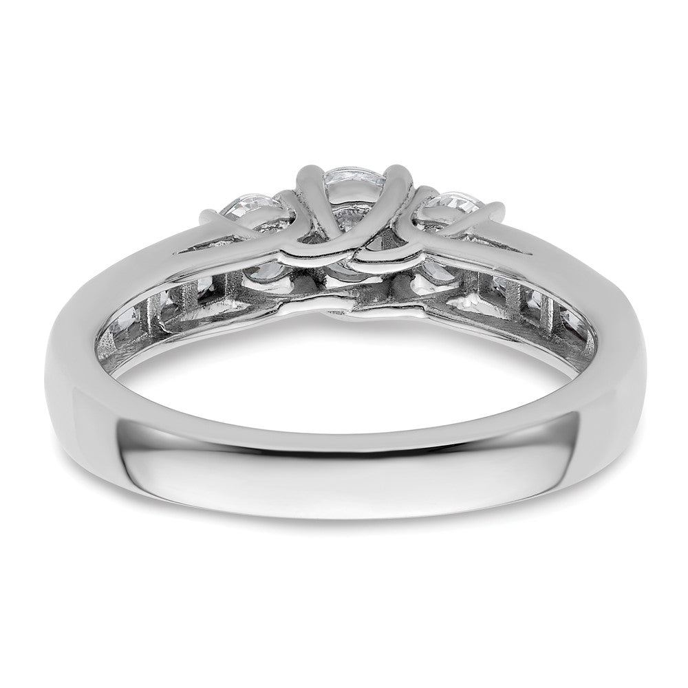 Buy Exclusive 14K White Gold 3-Stone Engagement Ring, 1/3 Carat Diamonds