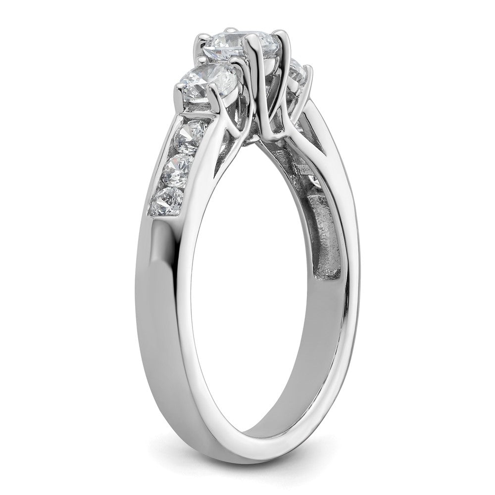 Buy Exclusive 14K White Gold 3-Stone Engagement Ring, 1/3 Carat Diamonds