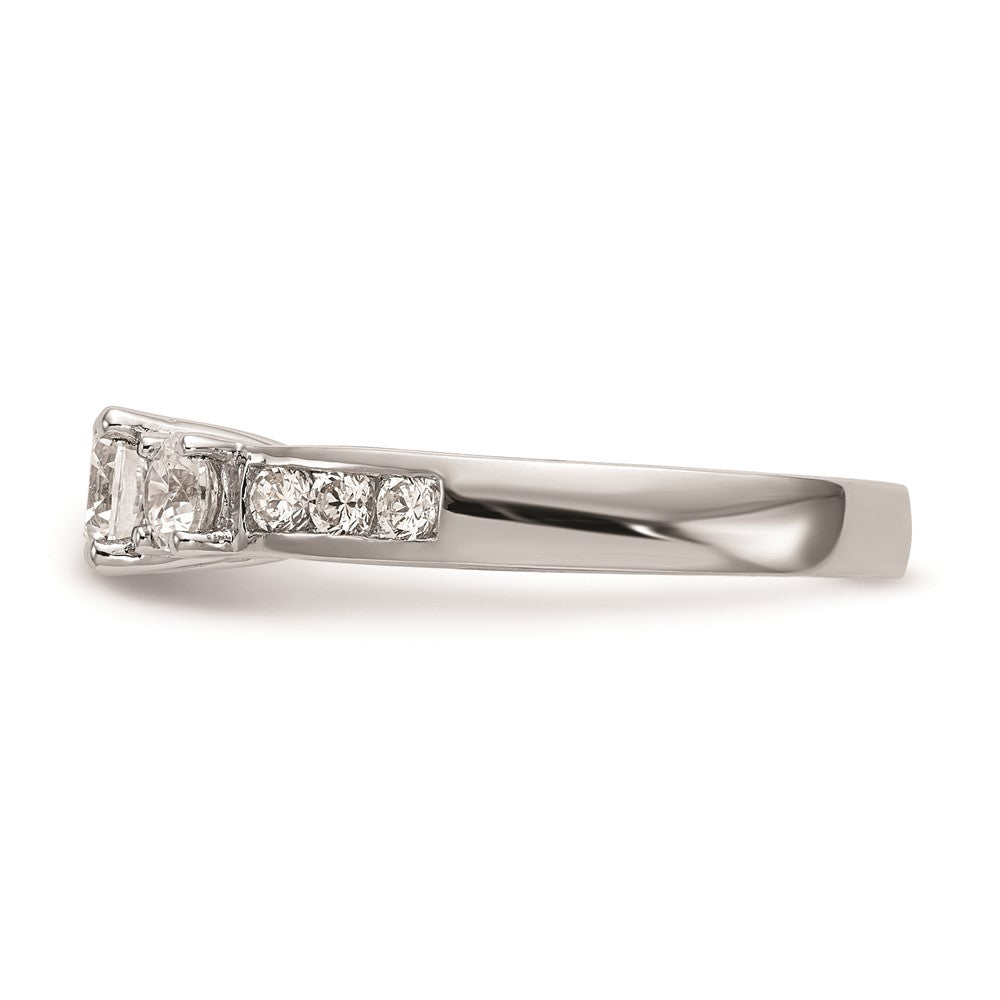 Buy Stylish 14K White Gold 3-Stone Engagement Ring Setting for 1/3 Carat