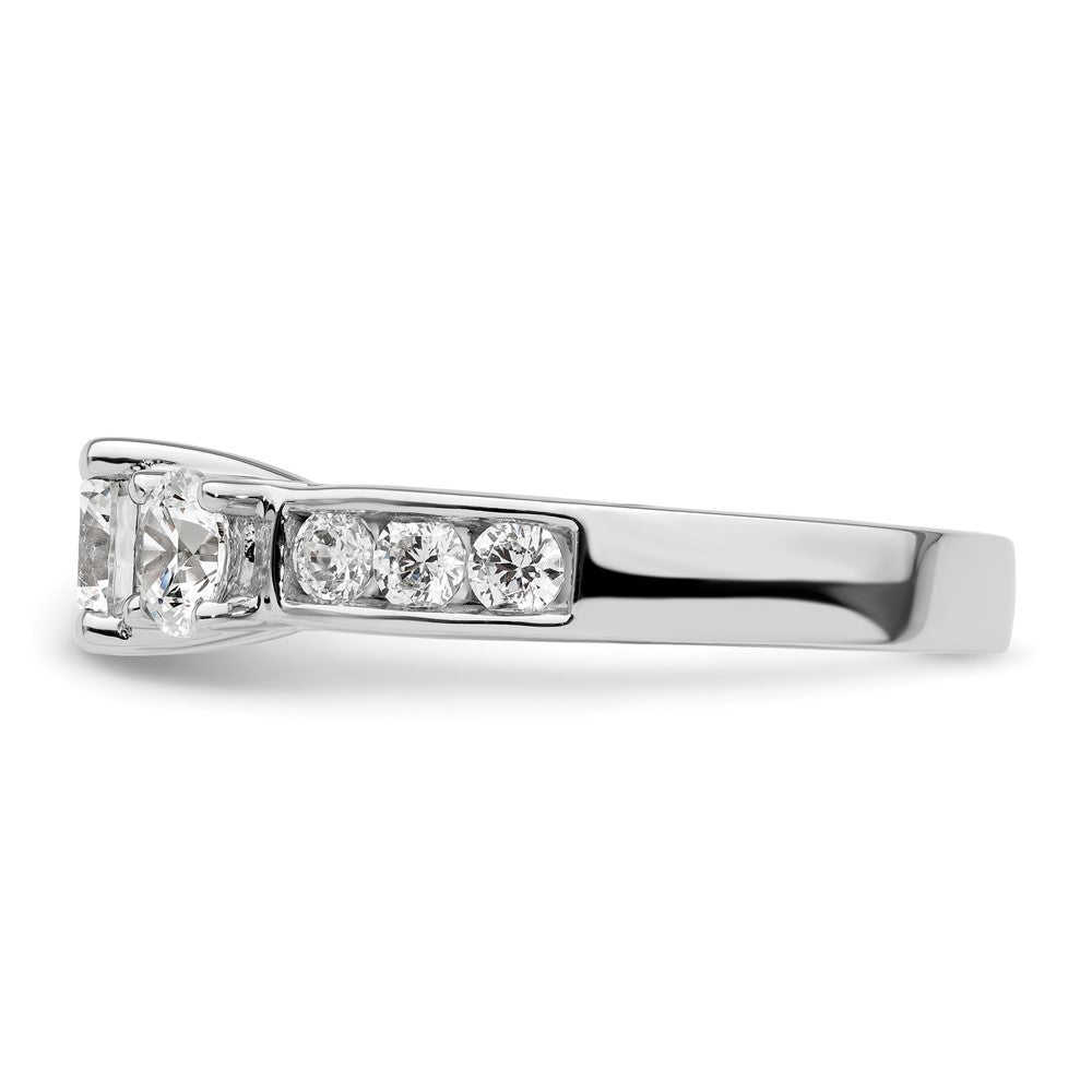 Buy Exclusive 14K White Gold 3-Stone Engagement Ring for 3/4 Carat Diamond