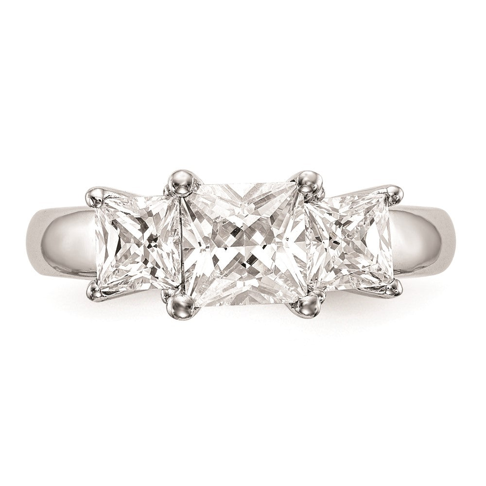 Buy Exclusive 14K White Gold 3-Stone Engagement Ring Setting, 1/6 Carat