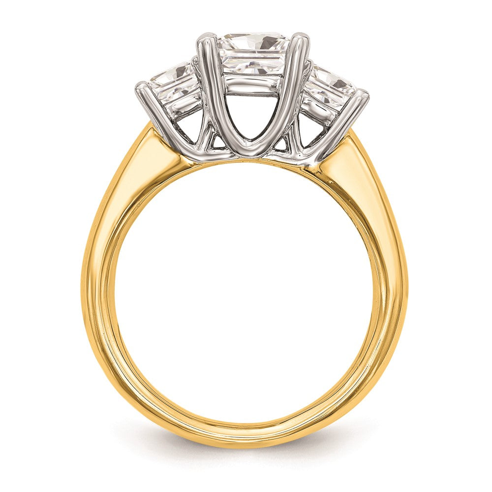 Buy Exclusive 14K Two-Tone Engagement Ring Mounting for 3/4 Carat Stones