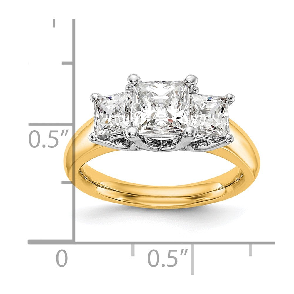 Buy Exclusive 14K Two-Tone Engagement Ring Mounting for 3/4 Carat Stones