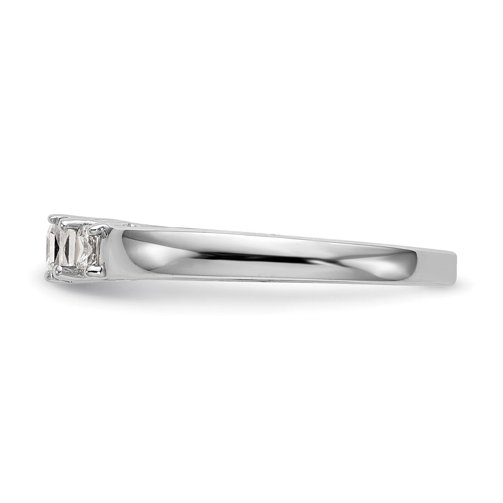 Buy Affordable 14K White Gold 3-Stone Engagement Ring Setting, 1/5 Carat