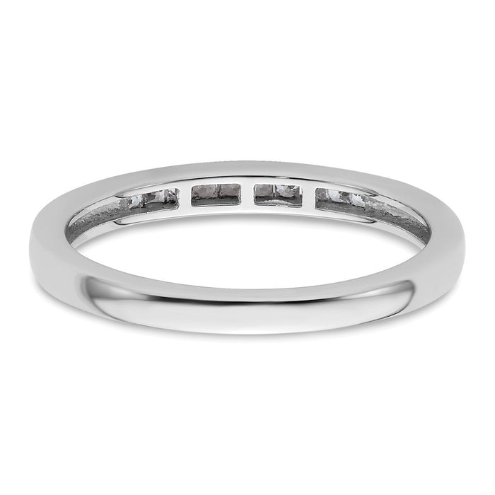 High-Quality 14K White Gold Wedding Band | 1/6 Carat Diamond, Stylish Value-5