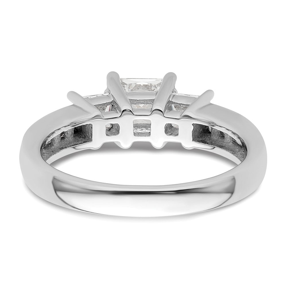 Buy Stylish 14K White Gold Semi-Mount Engagement Ring - Holds 3/4 Carat