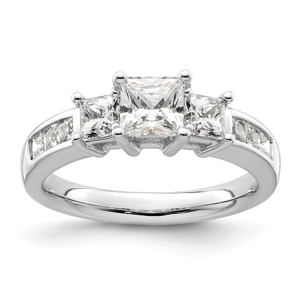 Buy Stylish 14K White Gold Semi-Mount Engagement Ring - Holds 3/4 Carat