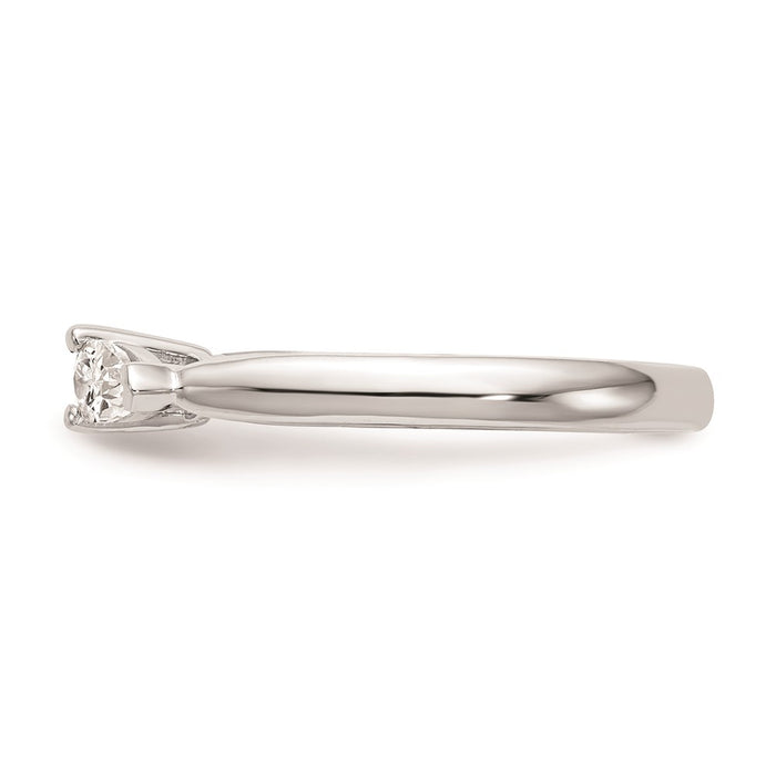 Buy Exclusive 14K White Gold 3-Stone Engagement Ring Mounting - Stylish Design for Pear-Shaped Stones-3