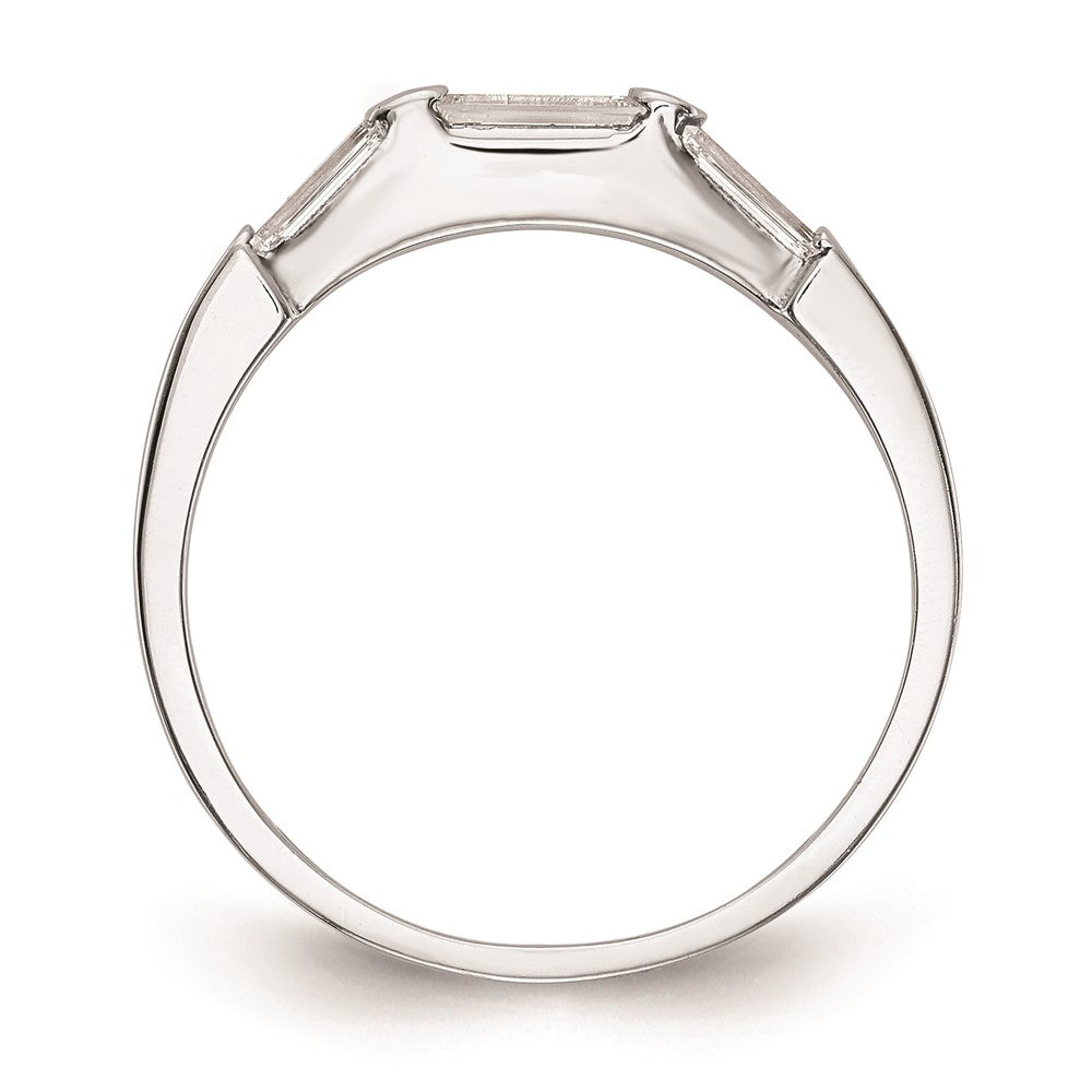 Buy 14K White Gold Baguette Diamond Wedding Band Setting - Stylish Value!