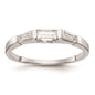 Buy 14K White Gold Baguette Diamond Wedding Band Setting - Stylish Value!-3