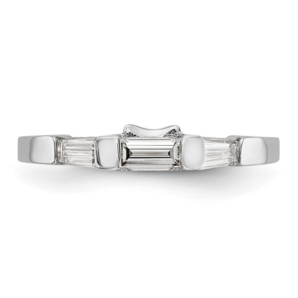 Buy 14K White Gold Baguette Diamond Eternity Wedding Band - Luxury Style!