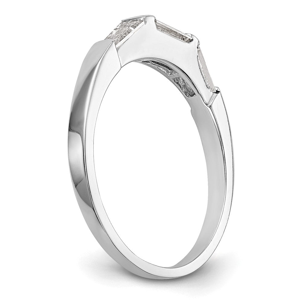 Buy 14K White Gold Baguette Diamond Eternity Wedding Band - Luxury Style!