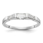 Buy 14K White Gold Baguette Diamond Eternity Wedding Band - Luxury Style!-3