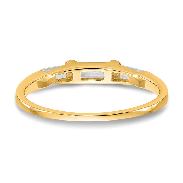 High-Quality 14K Gold Diamond Wedding Ring - Stylish and Affordable Elegance-5