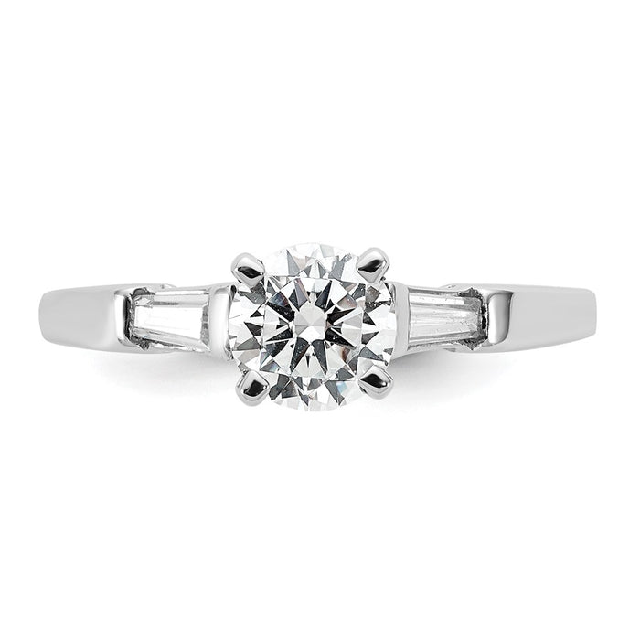 High-Quality 14K Gold 3-Stone Diamond Engagement Ring Setting - Luxury Value-4