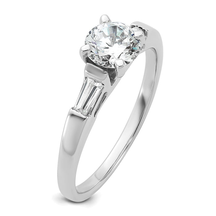 High-Quality 14K Gold 3-Stone Diamond Engagement Ring Setting - Luxury Value-6