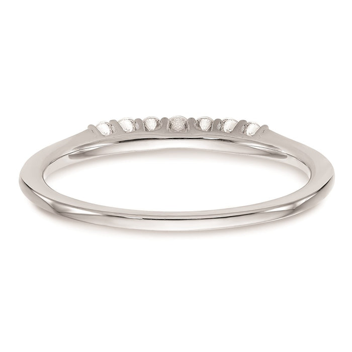 High-quality 14K White Gold Wedding Band Setting - Stylish & Affordable Choice-5
