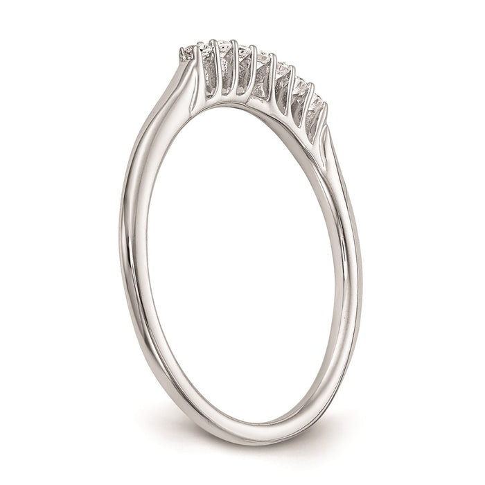 High-quality 14K White Gold Wedding Band Setting - Stylish & Affordable Choice-6