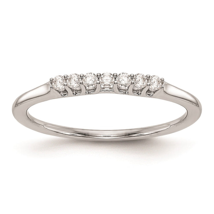 High-quality 14K White Gold Wedding Band Setting - Stylish & Affordable Choice-1