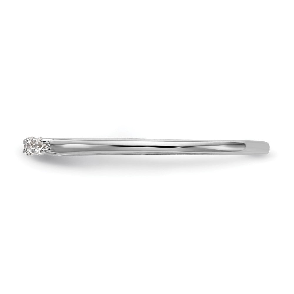 Buy Exclusive 14K White Gold Diamond Wedding Band - 1/10 Carat, Stylish Value